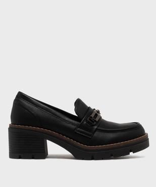 Mocassins avec bijou métallique sur semelle crantée femme - Valentina Baldano vue1 - VALENTINA BALDA - GEMO