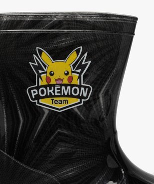 Bottes de pluie garçon à semelle crantée - Pokemon vue6 - POKEMON - GEMO