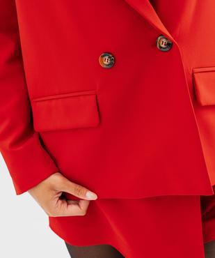 Veste de tailleur en matière extensible femme vue6 - GEMO (G TAILLE) - GEMO