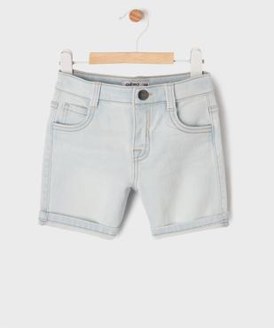 Short en jean extensible avec taille ajustable bébé garçon vue1 - GEMO 4G BEBE - GEMO