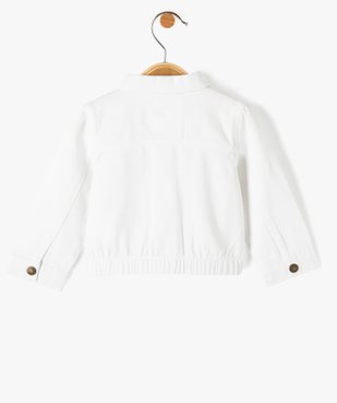 Veste bébé fille courte à boutons-pression vue3 - GEMO 4G BEBE - GEMO
