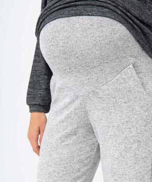 Pantalon de grossesse jogger en maille douce vue2 - GEMO (MATER) - GEMO