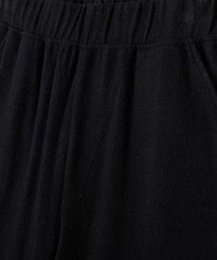 Pantalon large en maille douce et souple fille vue2 - GEMO (JUNIOR) - GEMO