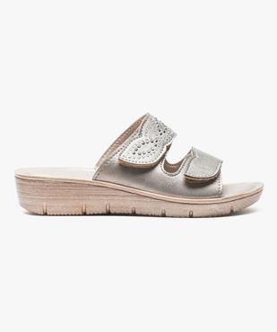 Mules confort strass et paillettes vue1 - GEMO (CONFORT) - GEMO