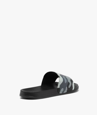 Mules de piscine garçon à bandeau camouflage vue4 - GEMO (PLAGE) - GEMO
