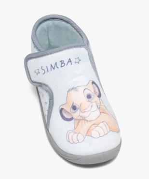 Chaussons garçon bottillons à scratch avec motif Le Roi Lion - Disney vue5 - ROI LION - GEMO