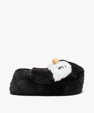 Chaussons fille 3D pingouin avec bec doré vue1 - GEMO (ENFANT) - GEMO