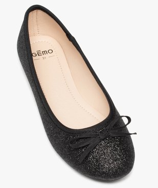 Ballerines fille unies pailletées à nœud décoratif vue5 - GEMO (ENFANT) - GEMO