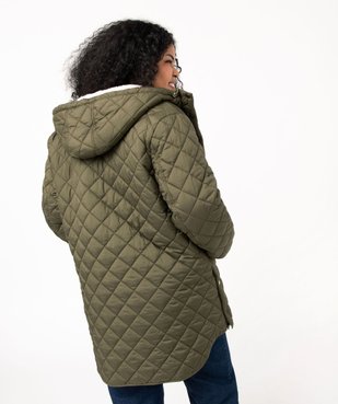 Manteau matelassé à capuche femme grande taille vue3 - GEMO 4G GT - GEMO