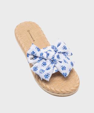 Sandales de plage en textile à motifs fleuris femme - LuluCastagnette vue5 - LULUCASTAGNETTE - GEMO