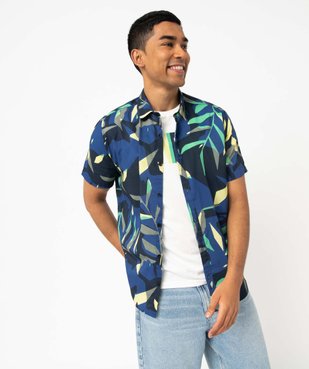 Chemise homme à manches courtes fine et légère vue1 - GEMO (HOMME) - GEMO