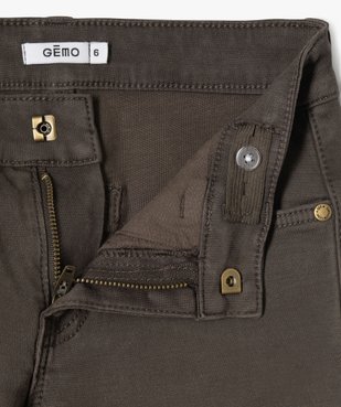 Pantalon cargo regular extensible garçon vue3 - GEMO (ENFANT) - GEMO