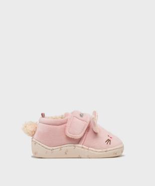 Chaussons forme lapin avec doublure chaude bébé fille - Absorba vue6 - ABSORBA - GEMO