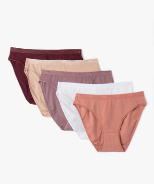 Culottes en coton stretch femme (lot de 5) - Les Pockets Eco Dim vue1 - DIM - GEMO
