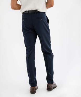 Pantalon de costume en viscose texturée homme vue3 - GEMO 4G HOMME - GEMO