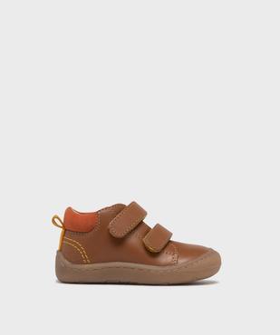 Chaussures premiers pas en cuir bébé garçon NA! vue1 - NA! GEMO FOR GOOD - GEMO