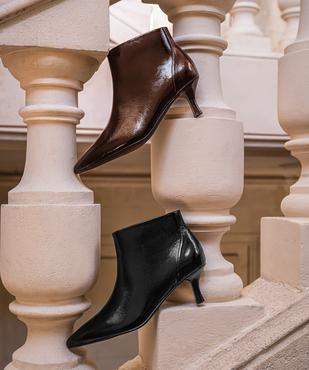 Bottines vernies à bout pointu et talon fin femme - Follow Me vue7 - FOLLOW ME - GEMO
