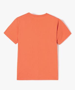 Tee-shirt à manches courtes imprimé garçon vue4 - GEMO 4G GARCON - GEMO