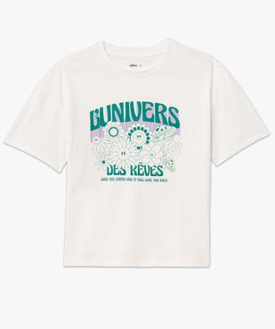Tee-shirt à manches courtes avec motif hippie femme vue4 - GEMO 4G FEMME - GEMO
