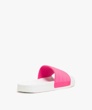 Mules de piscine fille à bandeau uni vue4 - GEMO (ENFANT) - GEMO