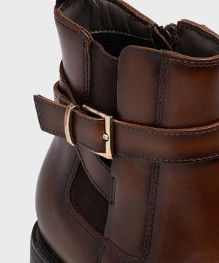 Bottines en cuir femme - Taneo vue6 - TANEO - GEMO