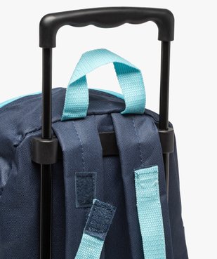 Sac à dos fille avec support à roulettes - Vaiana vue3 - VAIANA - GEMO