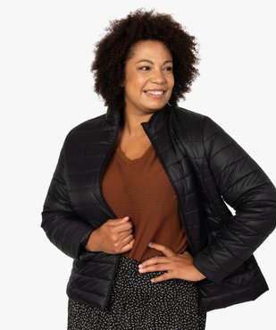 Blouson femme grande taille matelassé à col montant vue1 - GEMO (G TAILLE) - GEMO