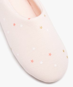 Chaussons femme souples en jersey à motifs vue6 - GEMO(HOMWR FEM) - GEMO