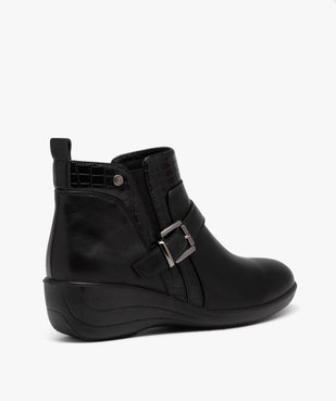 Boots confort avec bride à boucle femme vue4 - GEMO (CONFORT) - GEMO