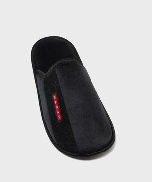 Chaussons mules en velours doux homme vue5 - GEMO(HOMWR HOM) - GEMO