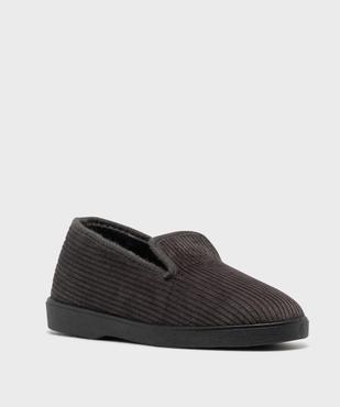 Chaussons confort en velours côtelé homme vue3 - G'FLEX GEMO FOR GOOD - GEMO