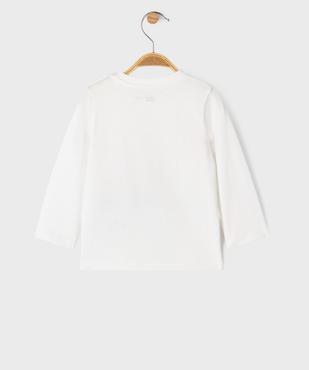 Tee-shirt manches longues avec motif collège bébé garçon vue3 - GEMO 4G BEBE - GEMO