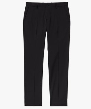 Pantalon de costume homme en toile coupe droite vue4 - GEMO 4G HOMME - GEMO