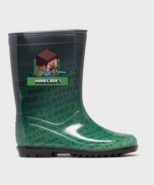 Bottes de pluie imprimées garçon - Minecraft vue1 - MINECRAFT - GEMO