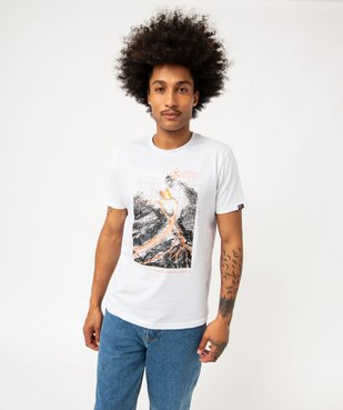 Tee-shirt manches courtes en coton imprimé homme - Roadsign vue1 - ROADSIGN D - GEMO