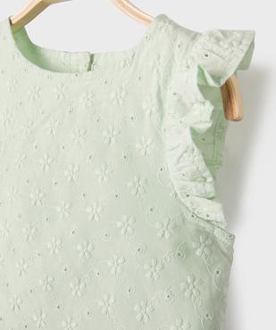 Blouse sans manches à motifs brodés bébé fille vue2 - GEMO(BEBE DEBT) - GEMO