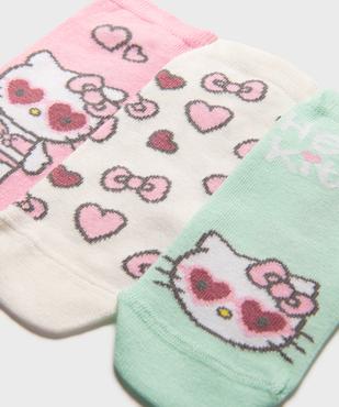 Chaussettes ultra courtes à motifs fille ( lot de 3) - Hello Kitty vue2 - HELLO KITTY - GEMO
