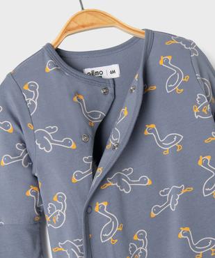 Ensemble 3 pièces bavoir, body et pyjama bébé vue3 - GEMO(BB COUCHE) - GEMO