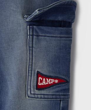Jean jogger cargo avec taille élastique garçon - Camps United vue2 - CAMPS GEMO FOR GOOD - GEMO