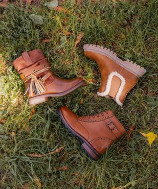 Bottines fourrées style Chelsea à semelle crantée fille vue6 - LOVELY WINGS - GEMO