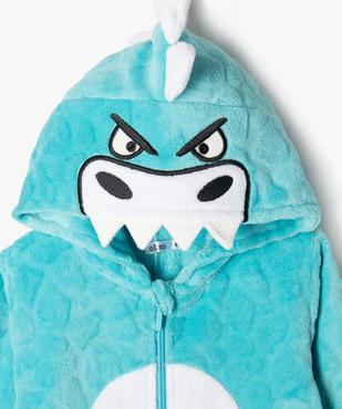 Combinaison d’intérieur en velours avec motif dragon enfant vue2 - GEMO (ENFANT) - GEMO