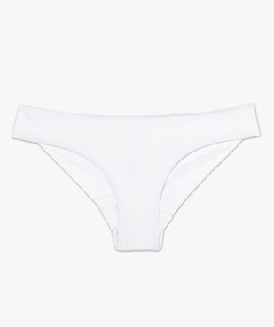 Bas de maillot de bain femme forme shorty uni vue4 - GEMO (PLAGE) - GEMO