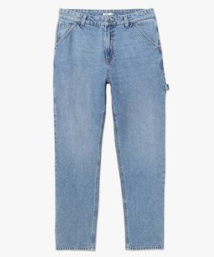 Jean homme style charpentier en denim délavé vue4 - GEMO (HOMME) - GEMO