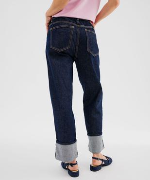 Jean cropped straight taille normale femme vue3 - GEMO 4G FEMME - GEMO