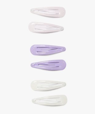 Barrette à cheveux pailletées fille (lot de 6) vue1 - GEMO (ACCESS) - GEMO