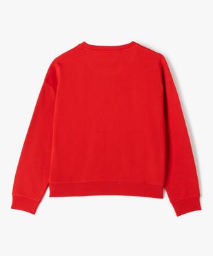 Sweat molletonné avec inscription brodée fille vue3 - GEMO (JUNIOR) - GEMO