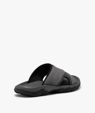 Mules homme à talon plat et semelle amortissante vue4 - GEMO (CASUAL) - GEMO