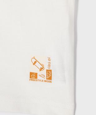 Débardeur en coton avec logo skate garçon vue2 - GEMO (ENFANT) - GEMO