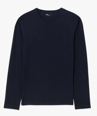 Tee-shirt à manches longues et col rond homme vue7 - GEMO 4G HOMME - GEMO