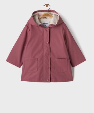 Imperméable chaudement doublé en matière déperlante bébé fille vue1 - GEMO(BEBE DEBT) - GEMO